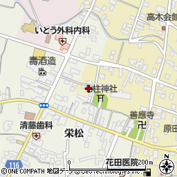 青森県平川市高木原富77-5周辺の地図