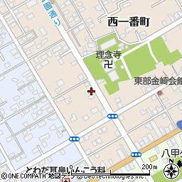 青森県十和田市西一番町15-1周辺の地図