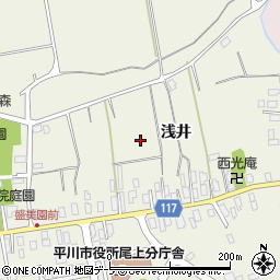 〒036-0242 青森県平川市猿賀石林の地図