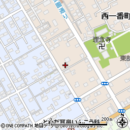 青森県十和田市西一番町14-21周辺の地図