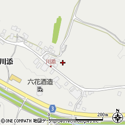 青森県弘前市宮地周辺の地図
