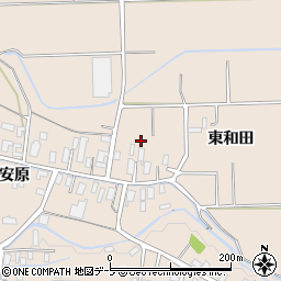 青森県平川市李平周辺の地図