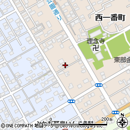 青森県十和田市西一番町14-19周辺の地図