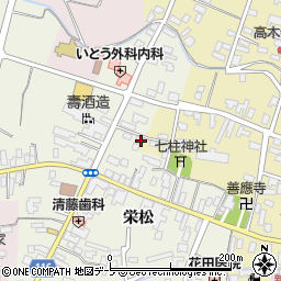 青森県平川市高木原富79周辺の地図