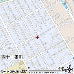 青森県十和田市西十一番町6-2周辺の地図
