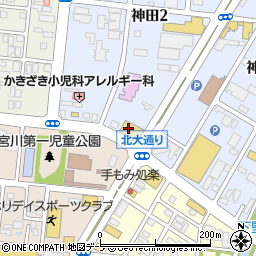 ＨｏｎｄａＣａｒｓ青森神田店周辺の地図