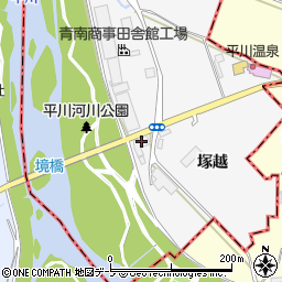 弘前リース周辺の地図