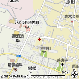 青森県平川市高木原富82周辺の地図