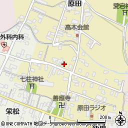 青森県平川市高木原富122周辺の地図