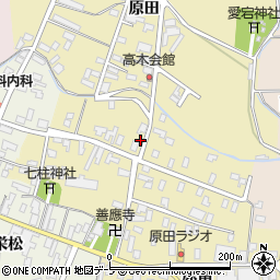 青森県平川市高木原富111周辺の地図