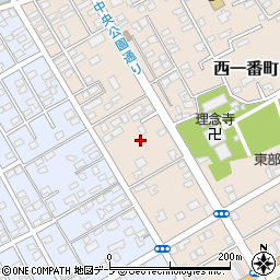 青森県十和田市西一番町14周辺の地図
