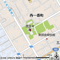 青森県十和田市西一番町9-1周辺の地図