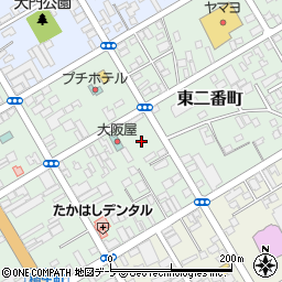 セブンイレブン十和田東二番町店周辺の地図