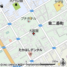 大阪屋周辺の地図