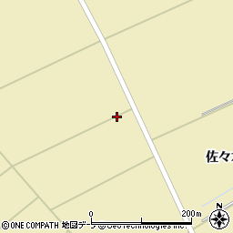 青森県十和田市深持佐々木平周辺の地図