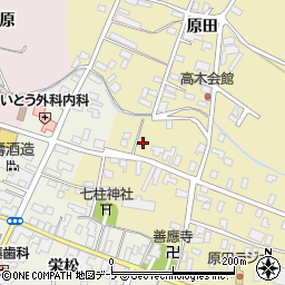 青森県平川市高木原富125周辺の地図