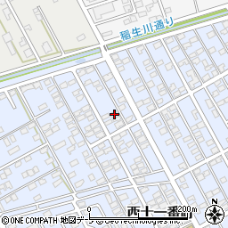 青森県十和田市西十一番町28-11周辺の地図