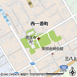 青森県十和田市西一番町9周辺の地図