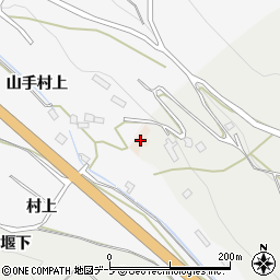 青森県黒石市下山形下山石倉周辺の地図