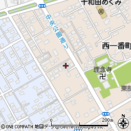 青森県十和田市西一番町14-41周辺の地図