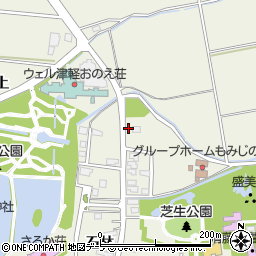 青森県平川市猿賀石林41周辺の地図
