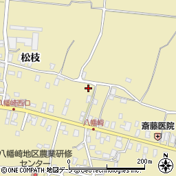 青森県平川市八幡崎松枝3周辺の地図