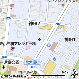 株式会社セキノ興産　弘前店周辺の地図