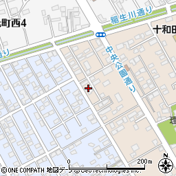 青森県十和田市西一番町13-28周辺の地図