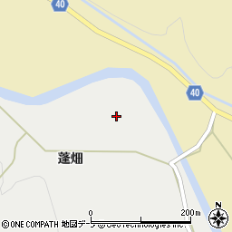 青森県十和田市法量蓬畑前周辺の地図
