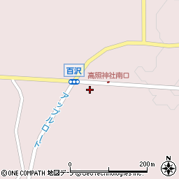 青森県弘前市百沢鶴田6周辺の地図
