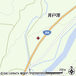 青森県黒石市南中野井戸澤39周辺の地図