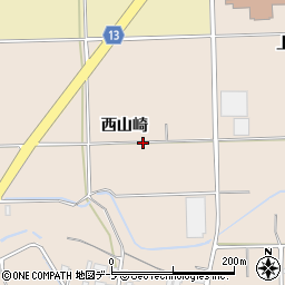 青森県平川市李平西山崎周辺の地図