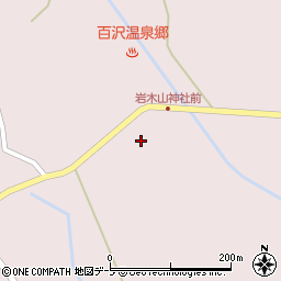 青森県弘前市百沢高田84周辺の地図