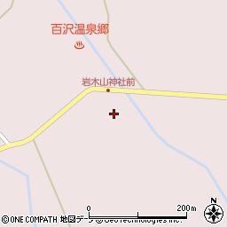 青森県弘前市百沢高田88周辺の地図