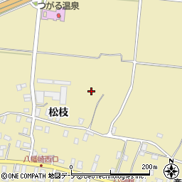 青森県平川市八幡崎周辺の地図