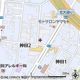 株式会社テクノル弘前支店周辺の地図