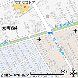 青森県十和田市西一番町13-39周辺の地図