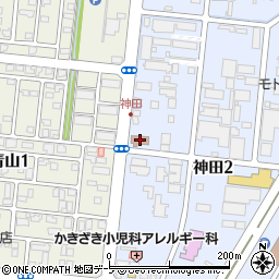 弘前市伝統産業会館周辺の地図