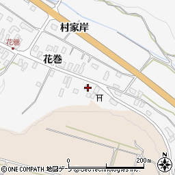 青森県黒石市花巻花巻36周辺の地図