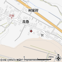 青森県黒石市花巻花巻34周辺の地図