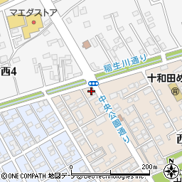 青森県十和田市西一番町13-1周辺の地図