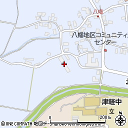 青森県弘前市八幡須崎7周辺の地図