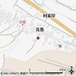 青森県黒石市花巻花巻30周辺の地図