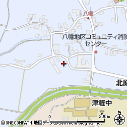 青森県弘前市八幡須崎38周辺の地図