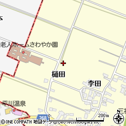 青森県平川市日沼樋田31周辺の地図