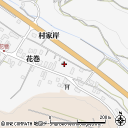 青森県黒石市花巻花巻72-1周辺の地図