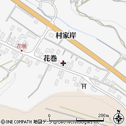青森県黒石市花巻花巻69周辺の地図