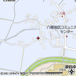 青森県弘前市八幡須崎81周辺の地図