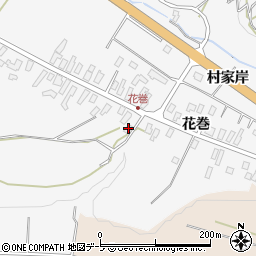 青森県黒石市花巻花巻25周辺の地図