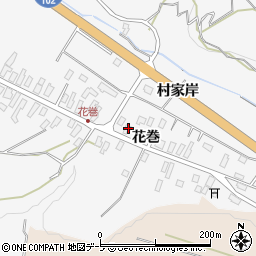 青森県黒石市花巻花巻65周辺の地図